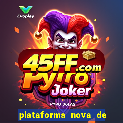 plataforma nova de 3 reais